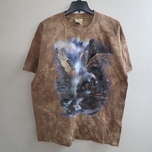 The Mountain Brown Train Tshirt XXL